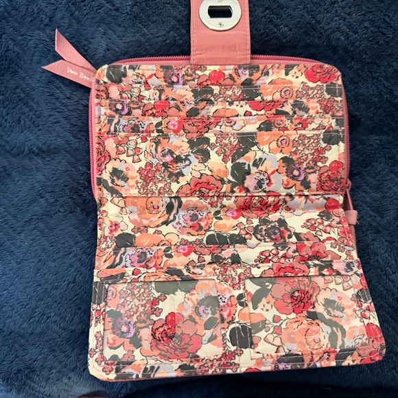 Vera Bradley Quilted Wallet in Vibrant Orange - Picture 2 of 5